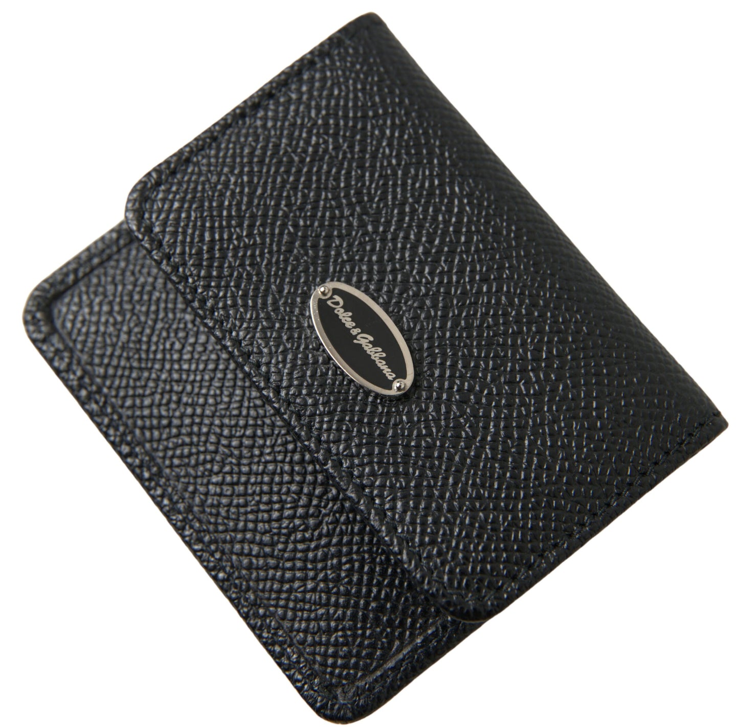 Dolce & Gabbana Elegant Leather Bifold Coin Purse Wallet