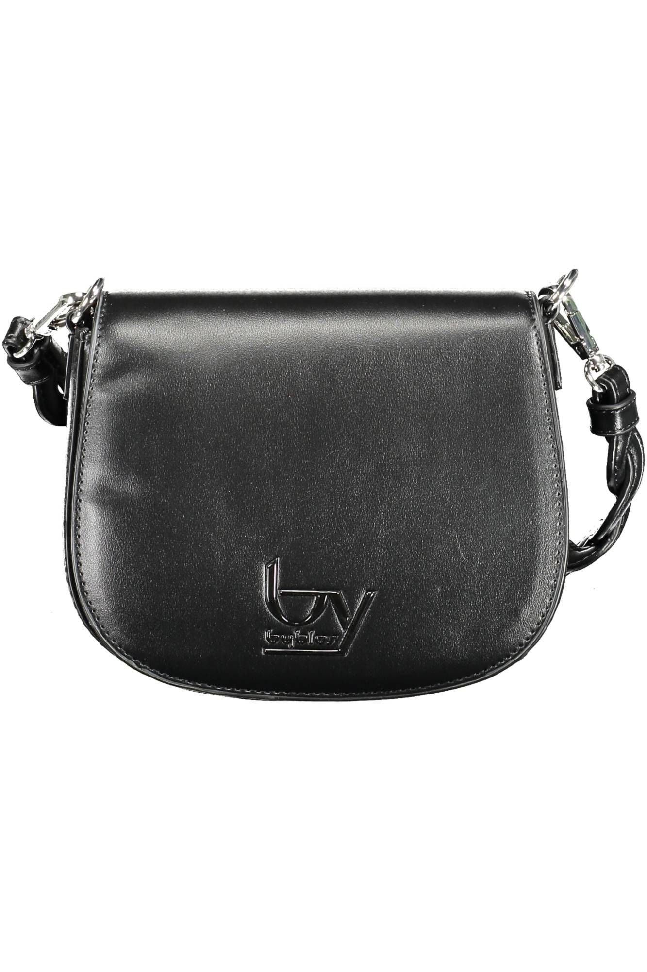 BYBLOS Elegant Contrasting Detail Black Handbag