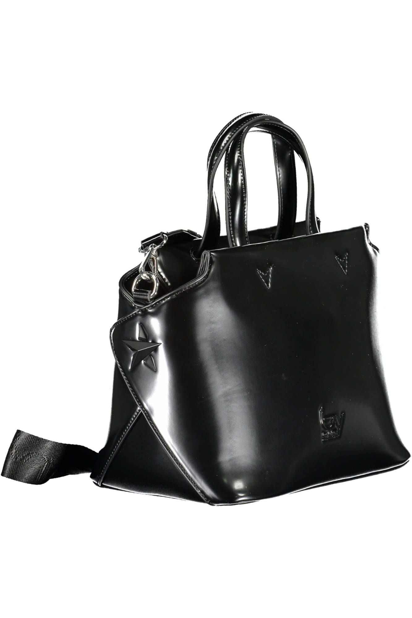 BYBLOS Elegant Black Two-Handle Bag with Contrasting Details