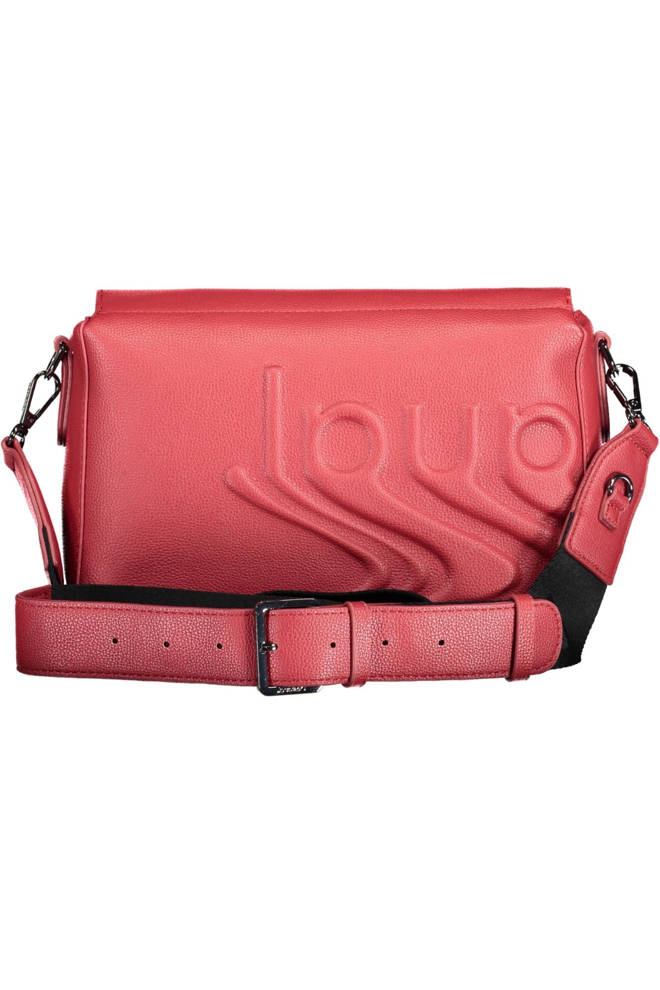 Desigual Chic Red Contrasting Detail Shoulder Bag