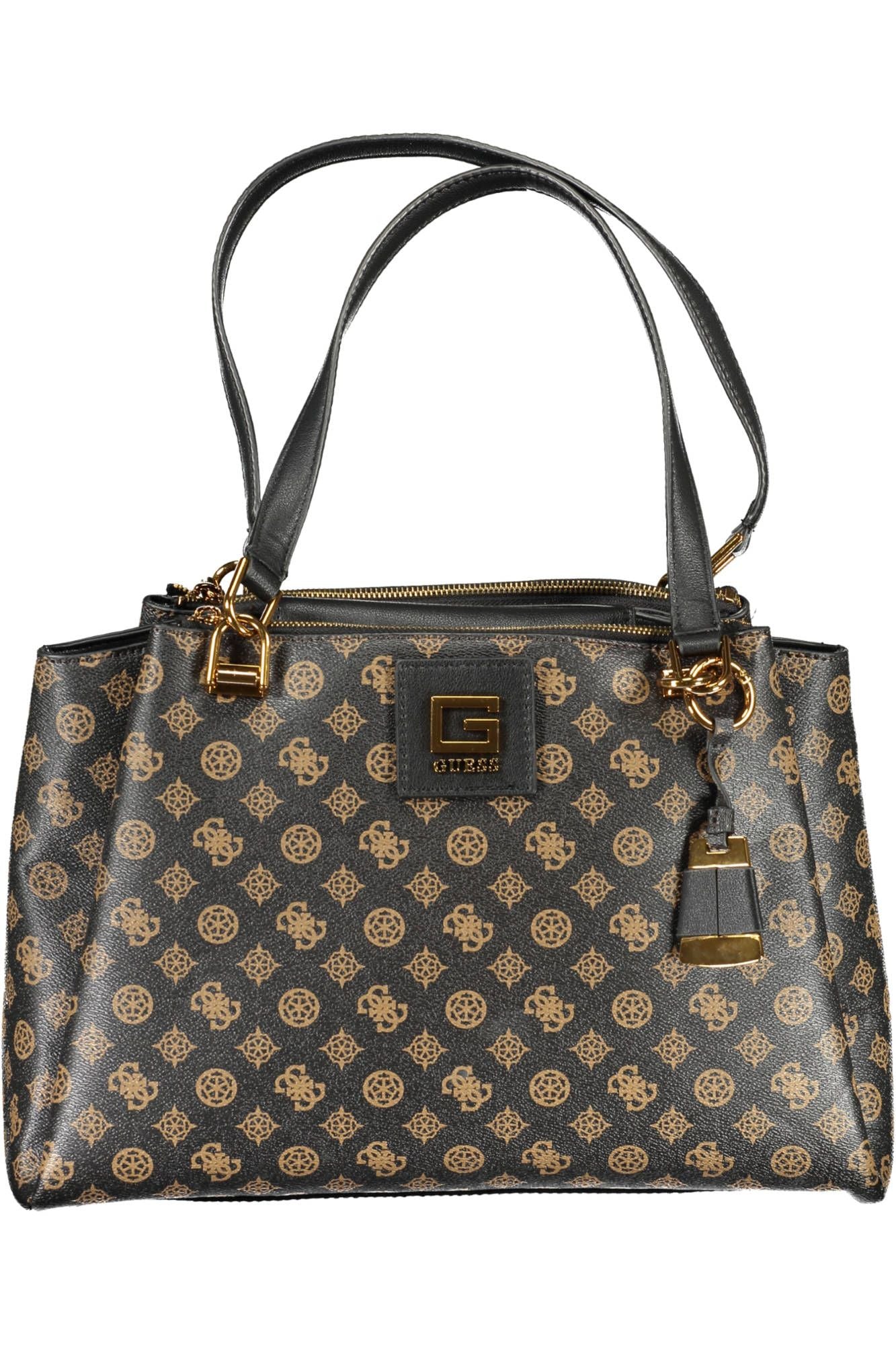 Guess Jeans Chic Brown Polyurethane Shoulder Bag