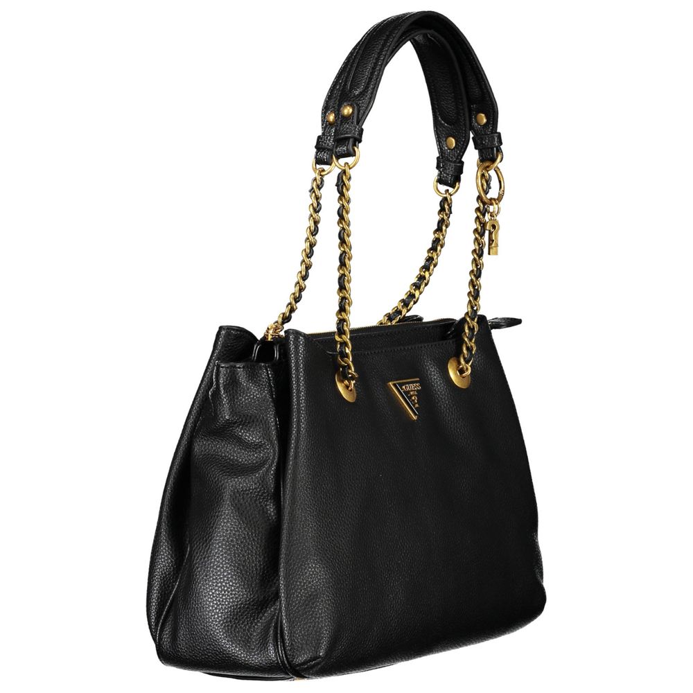 Guess Jeans Black Polyethylene Handbag