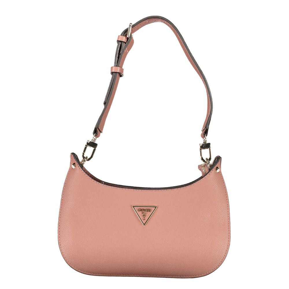 Guess Jeans Pink Polyethylene Handbag