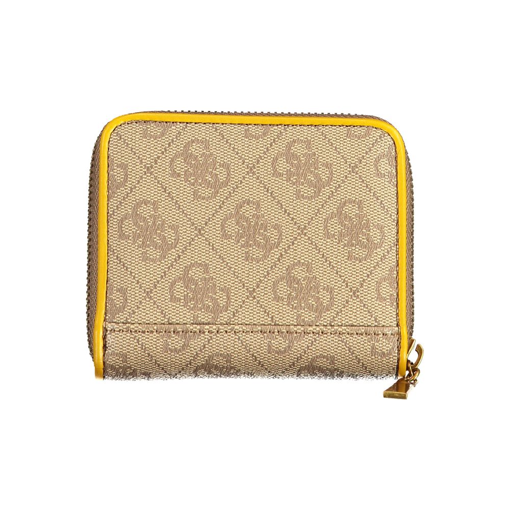 Guess Jeans Chic Sunshine Yellow Zip Wallet