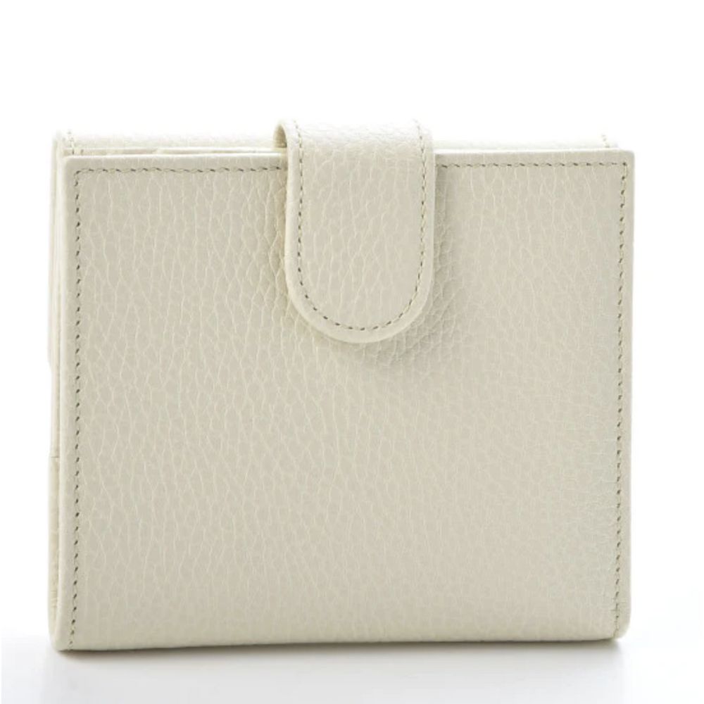 Gucci Elegant Ivory Leather Bifold Wallet