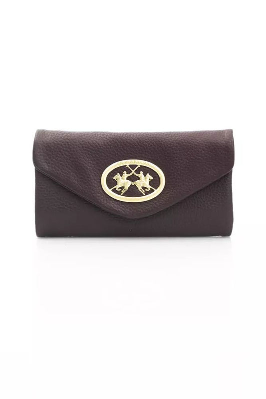 La Martina Sleek Elegance Leather Wallet