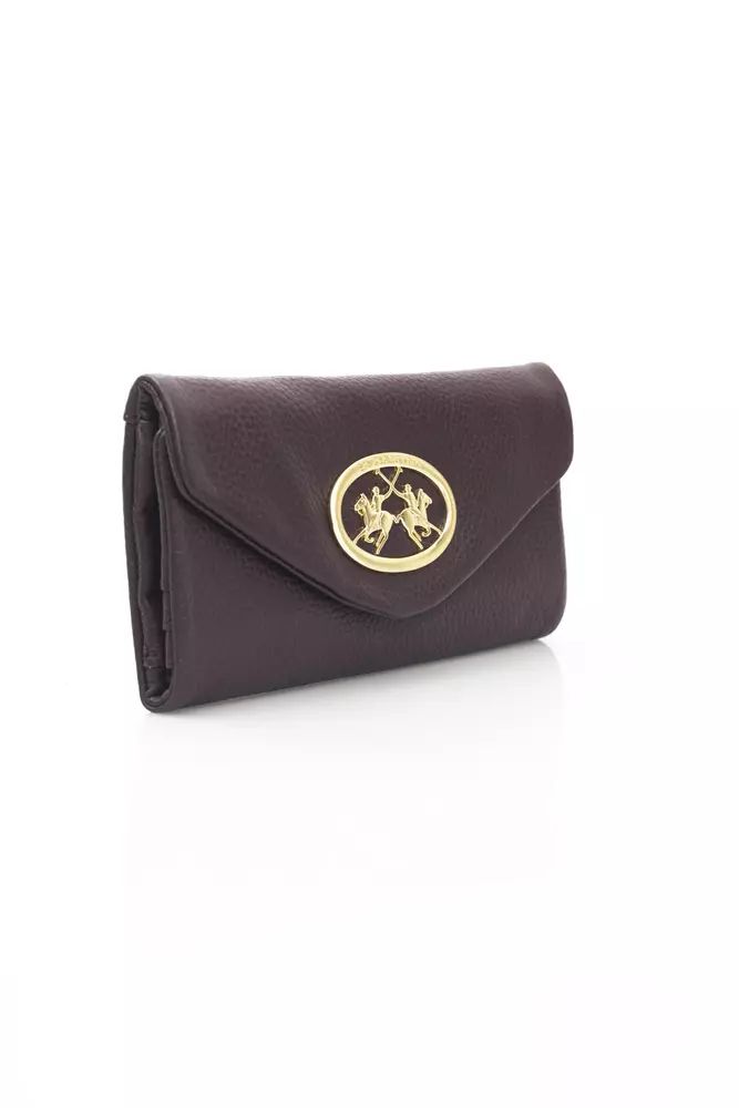 La Martina Sleek Elegance Leather Wallet