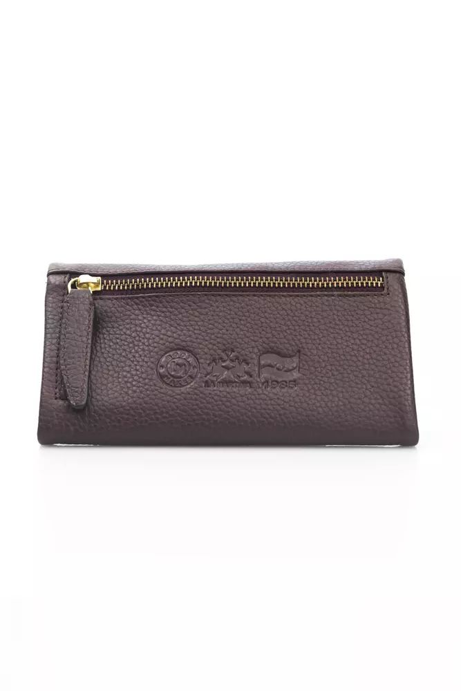 La Martina Sleek Elegance Leather Wallet