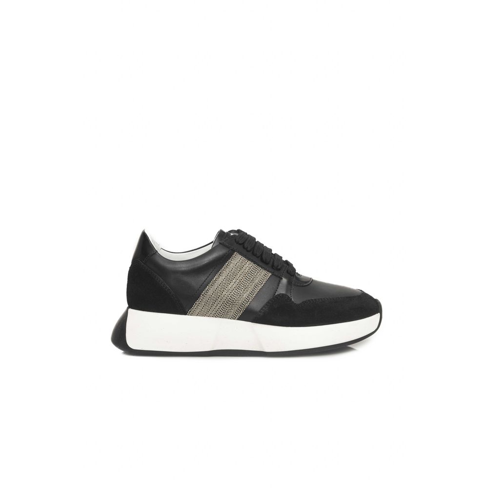 Cerruti 1881 Black COW Leather Sneaker