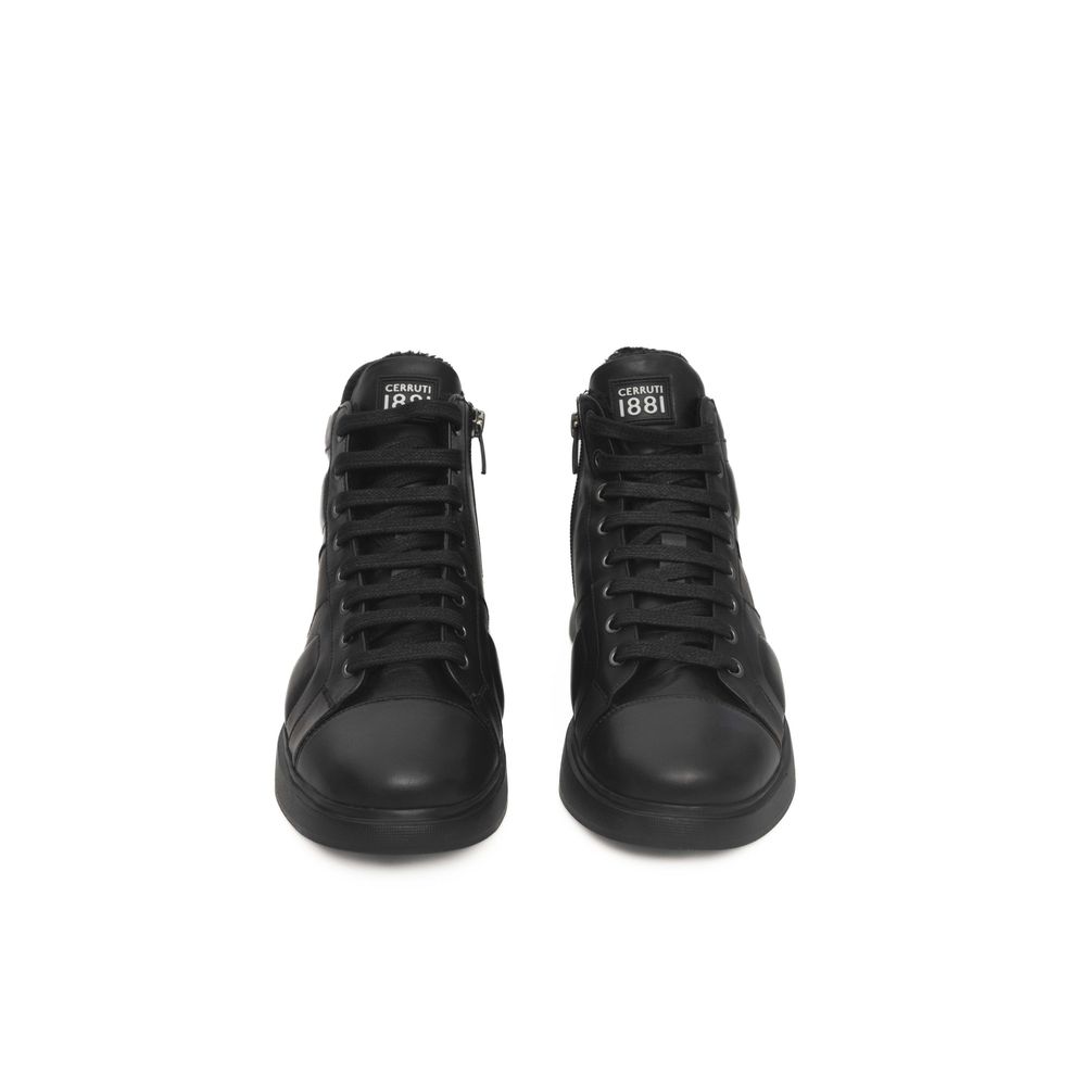 Cerruti 1881 Black COW Leather Sneaker