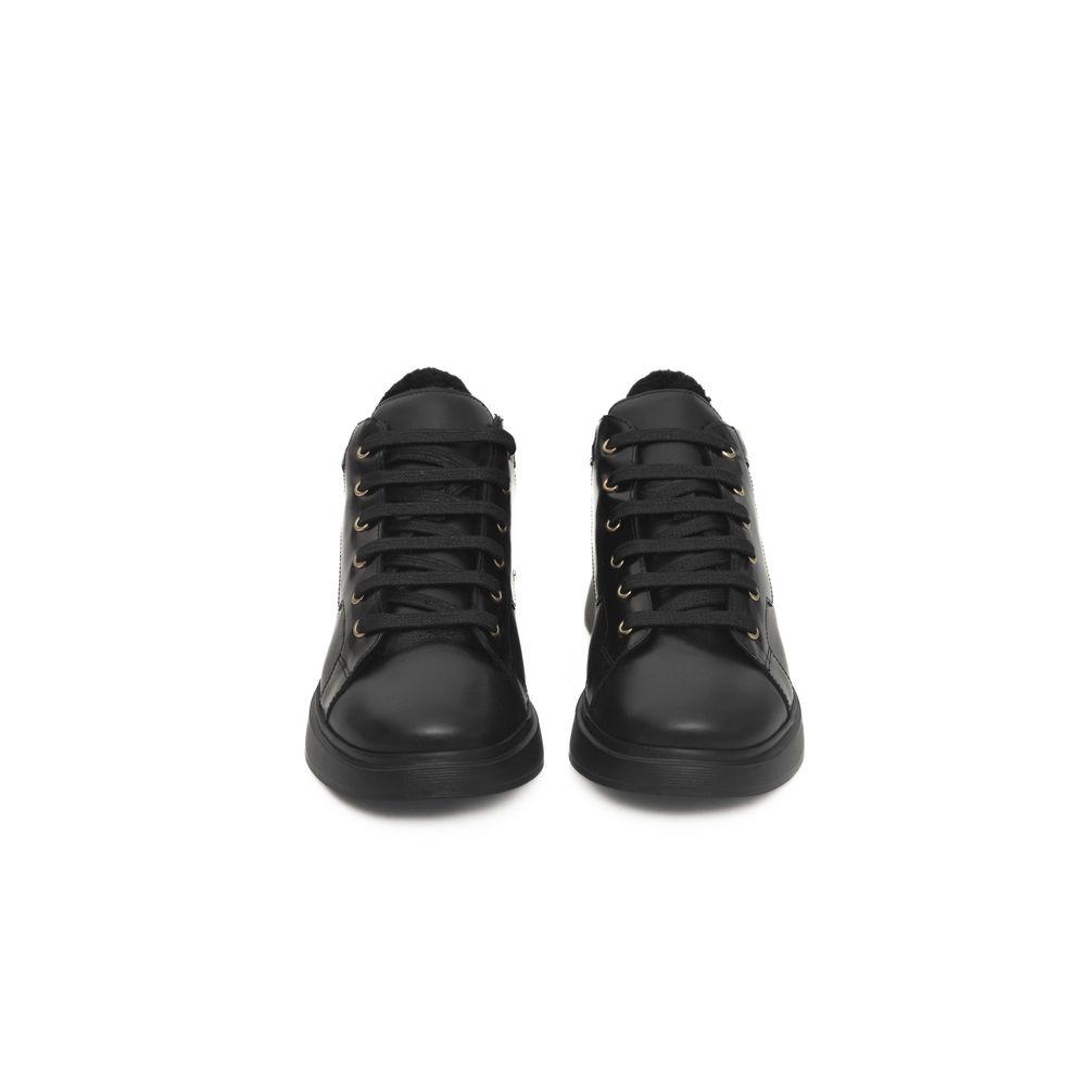 Cerruti 1881 Black COW Leather Sneaker