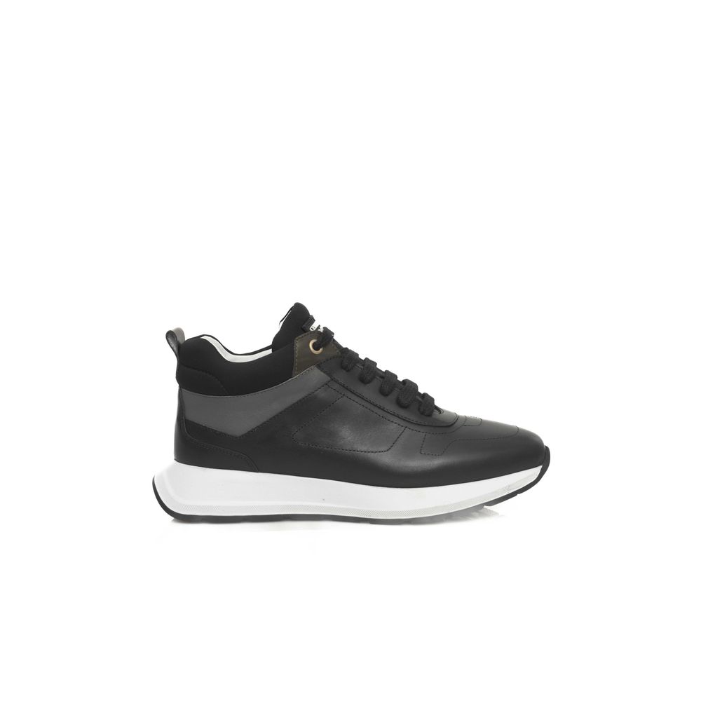 Cerruti 1881 Black COW Leather Sneaker