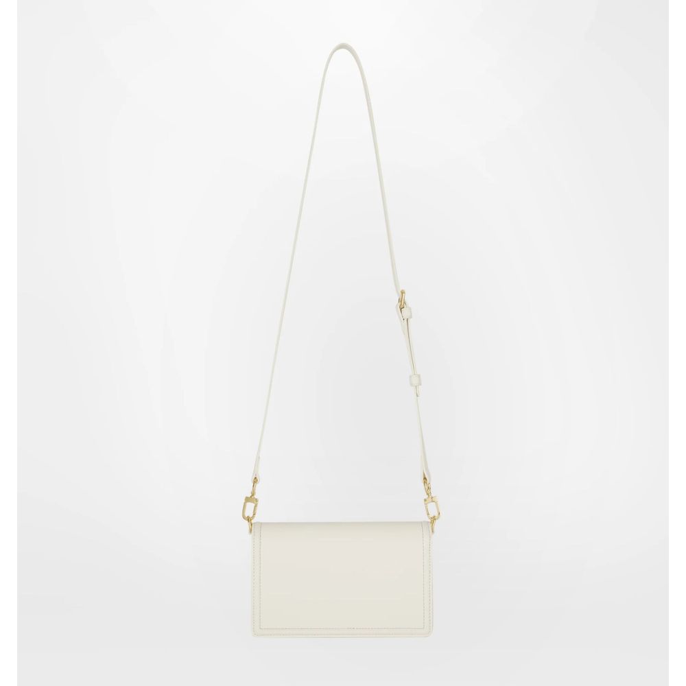 Chiara Ferragni White Fabric Crossbody Bag