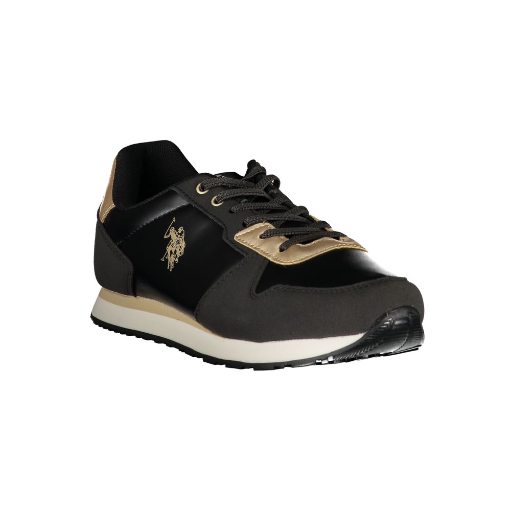 U.S. POLO ASSN. Black Polyester Sneaker